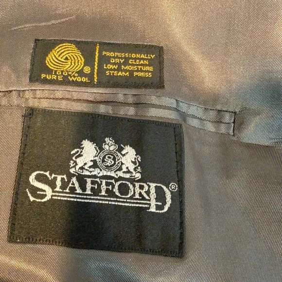 Stafford Harris Tweed Blazer Men 46 ? Scottish Wool Jacket - Picture 4 of 9